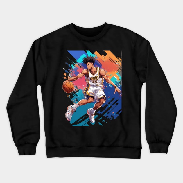 basketball stand Crewneck Sweatshirt by animegirlnft